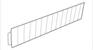 Разделитель на полку 30 см