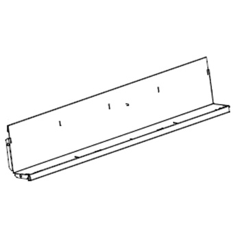 Полка журнальная новая 1000мм