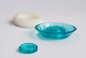 Термошайба поликарбонатная (бирюза)