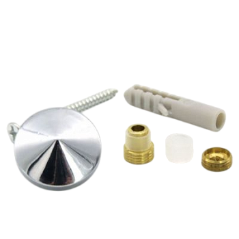 Кнопка конус (Польша) (D16мм, ЦИНК ХРОМ)