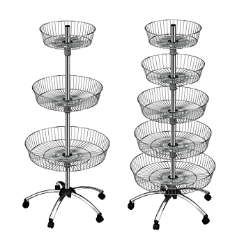 Стойка д/распродаж системы Round Fix 3 корзины