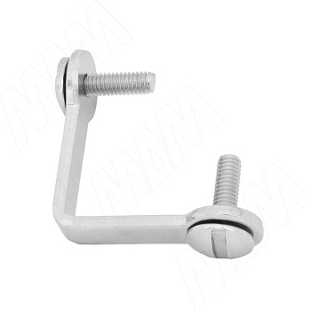 Скоба соединит двойная (90град)хром