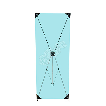 Стенд баннерный X 80*180 (пластик)