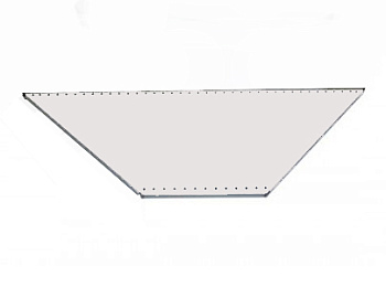 Полка Лайт перфорированная угла внутреннго 300мм