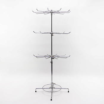 Вешало настольное 3 яруса хром Н=850мм