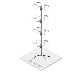 Стойка вращающаяся для головных уборов ст.вр05