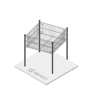 Корзина средняя (9016)