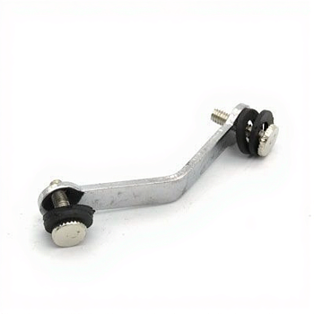 Соединители для стекляных витрин двойной угол 135* (черн. рез.)