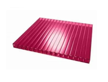 4мм Сотовый поликарбонат 6000*2100мм Novattro (08 гранат,1UV)