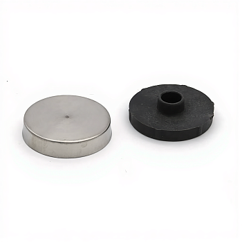 Кнопка (D21mm. 200 шт/уп, МАТОВЫЙ ХРОМ)