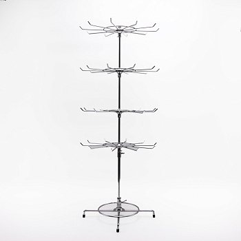 Вешало настольное 4 яруса хром Н=780мм