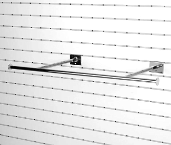 Вешало П-образное 600мм, хром НОВЫЙ