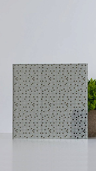 Мозаика серебро 4мм 915*2440