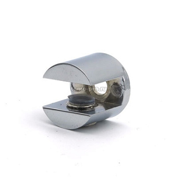 Полкодержатель (6-8мм, 160шт/уп,  ХРОМ)