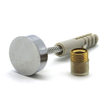 Крепление зеркала (D16мм, латунь)