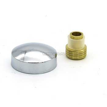 Кнопка (D16mm. 50 шт/уп, ХРОМ)