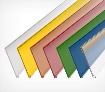 Ценникодержатель ДВR039 белый (50шт/п)