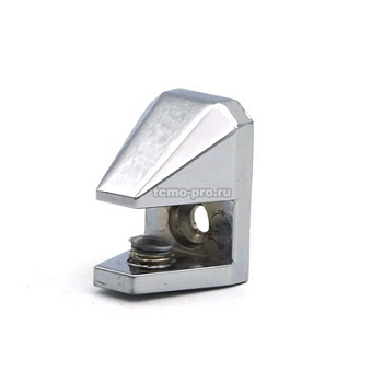 Полкодержатель (100шт/уп  Стекло 6-8 мм. ХРОМ)