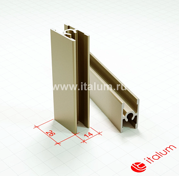 Профиль соединительный - Флорентийский шёлк 3,0