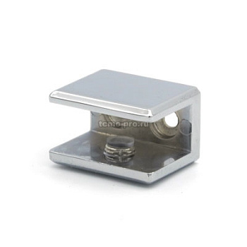 Полкодержатель (10-12мм, 31x23x19мм, 80 шт/уп,  ХРОМ)